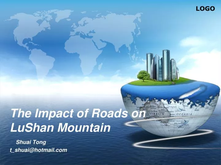 the impact of roads on lushan mountain