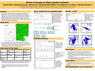 Effects of Drought on Water Quality in Streams