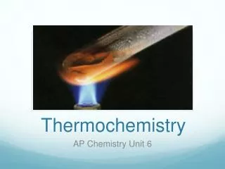 Thermochemistry