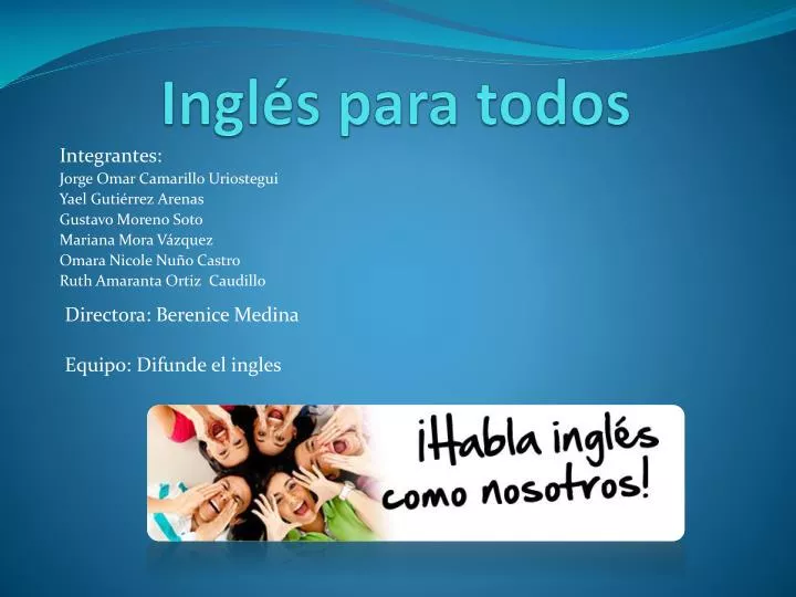 ingl s para todos