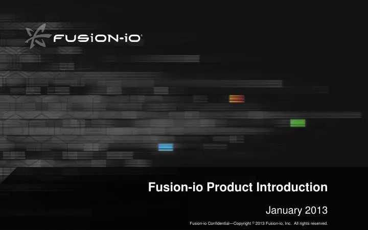 fusion io product introduction