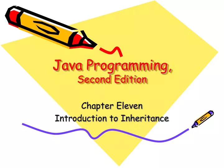 java programming second edition
