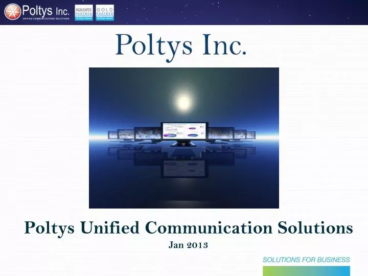 poltys unified communication solutions jan 2013