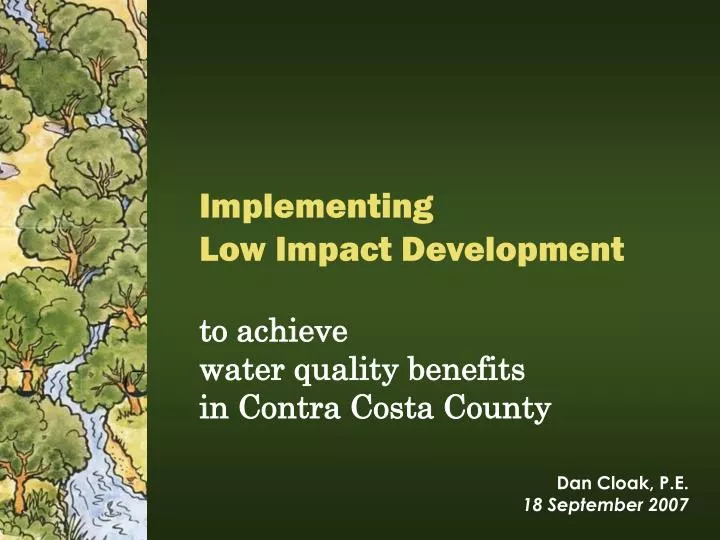 implementing low impact development