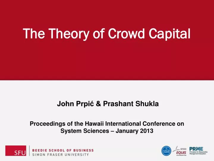 the theory of crowd capital