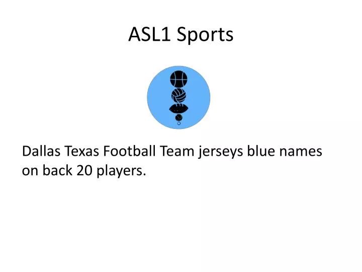 asl1 sports