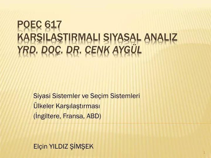 siyasi sistemler ve se im sistemleri lkeler kar la t rmas ngiltere fransa abd el in yildiz m ek