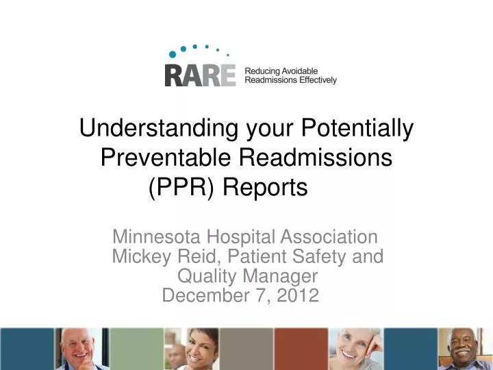 understanding your potentially preventable readmissions ppr reports