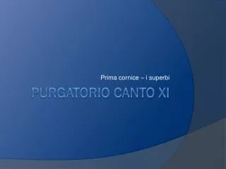 prima cornice i superbi