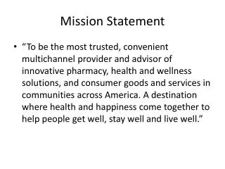 Mission Statement