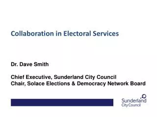 Collaboration in Electoral Services