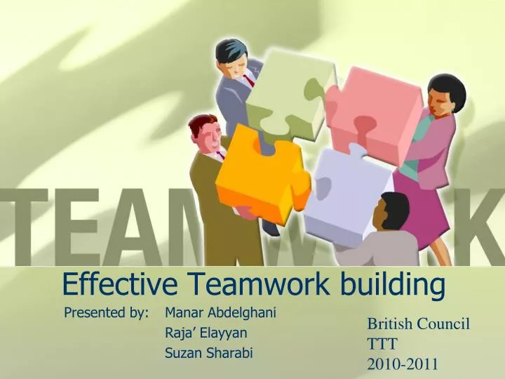 effective teamwork building