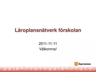 l roplansn tverk f rskolan