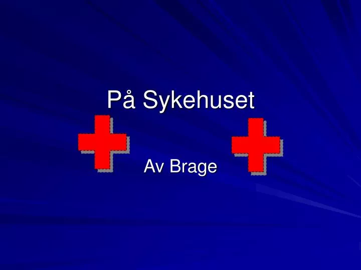 p sykehuset