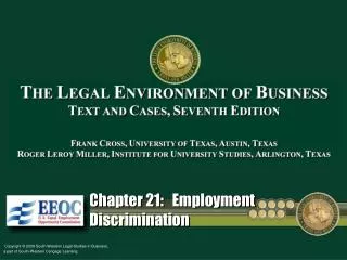 Chapter 21: Employment Discrimination