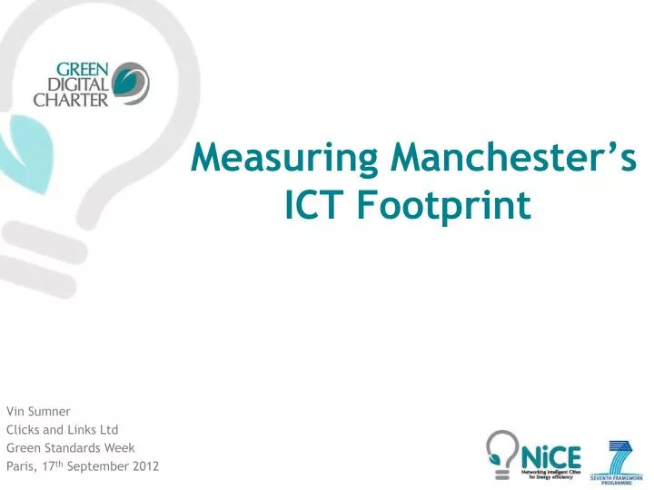 measuring manchester s ict footprint