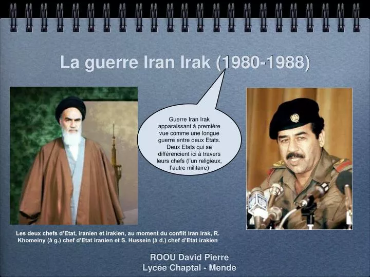 la guerre iran irak 1980 1988