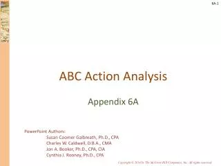 ABC Action Analysis