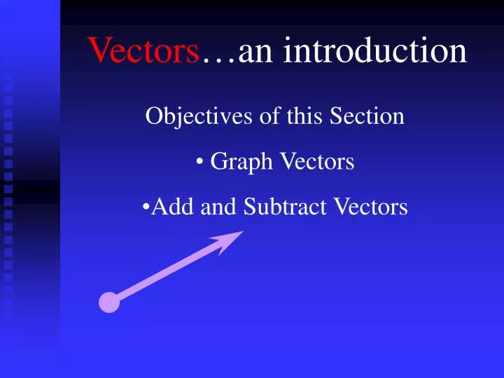 vectors an introduction