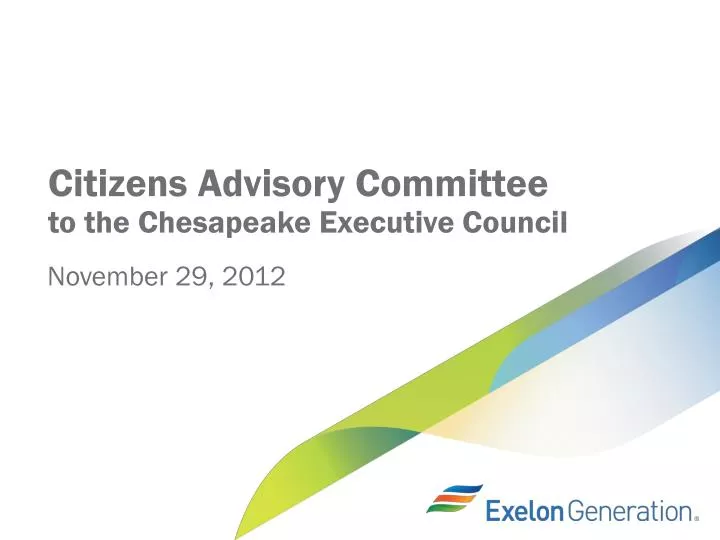 citizens advisory committee to the chesapeake executive council