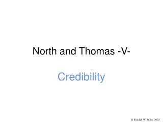 North and Thomas -V-