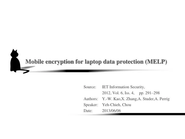 mobile encryption for laptop data protection melp