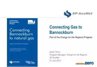 Connecting Gas to Bannockburn