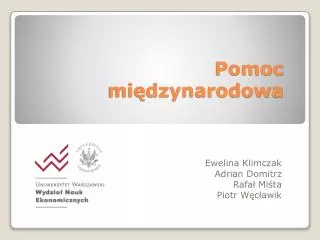 Pomoc międzynarodowa