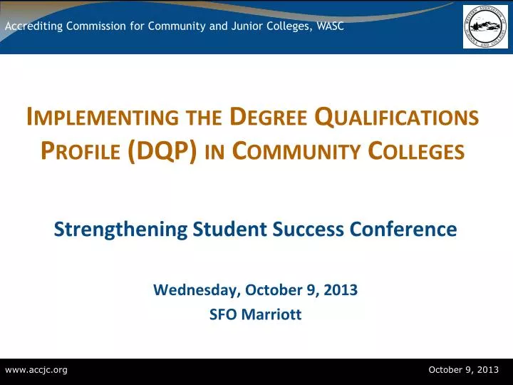implementing the degree qualifications profile dqp in community colleges