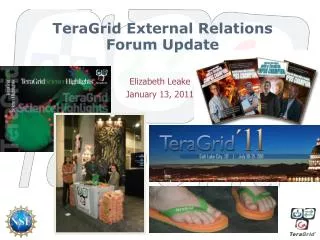 TeraGrid External Relations Forum Update