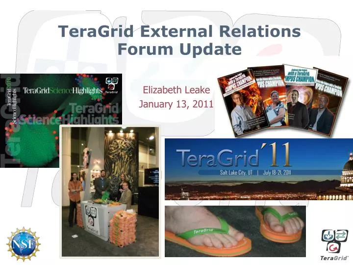 teragrid external relations forum update