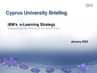 Cyprus University Briefing