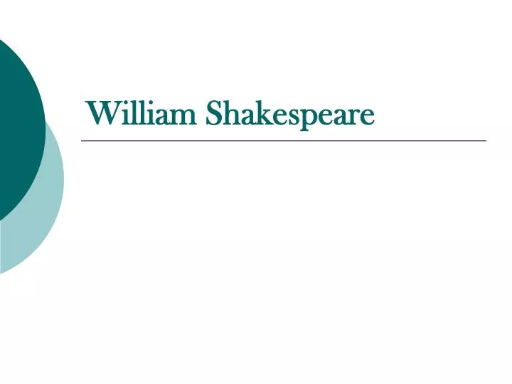 william shakespeare