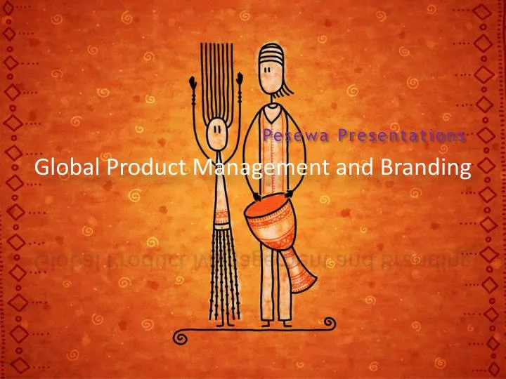 global product management and branding