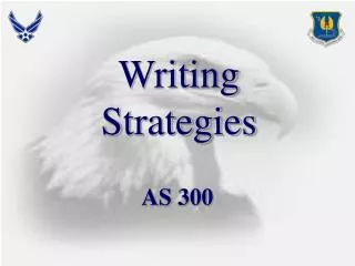 Writing Strategies