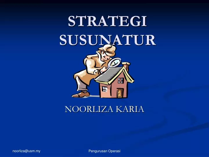 strategi susunatur