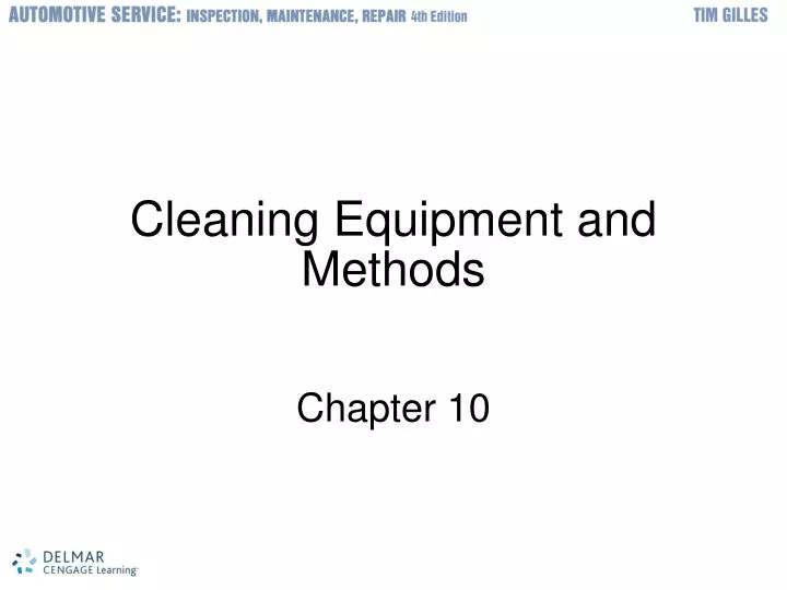 cleaning equipment and methods