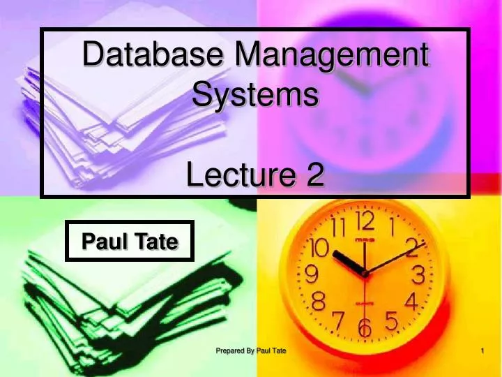 database management systems lecture 2