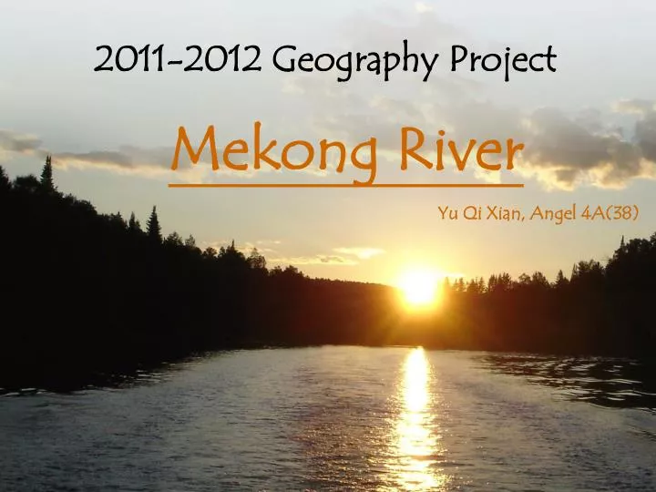 2011 2012 geography project