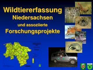 Wildtiererfassung Niedersachsen und assoziierte Forschungsprojekte