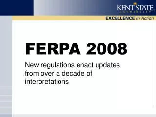 FERPA 2008