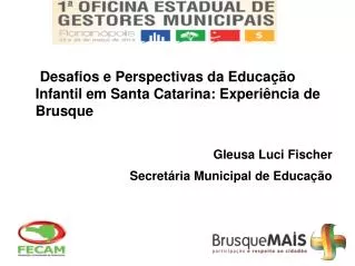 Desafios e Perspectivas da Educação Infantil em Santa Catarina: Experiência de Brusque