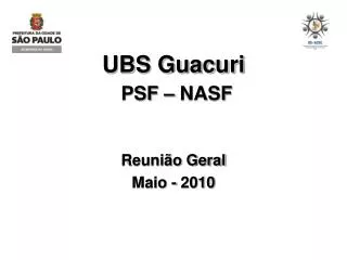 ubs guacuri psf nasf