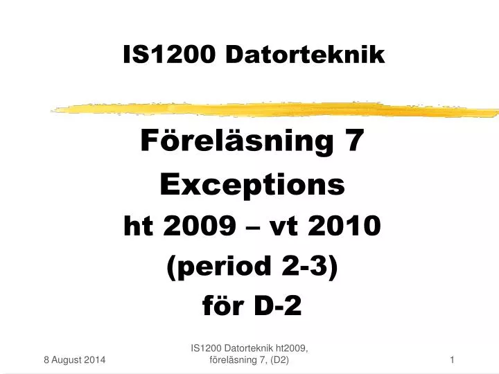 is1200 datorteknik