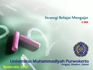 strategi belajar mengajar 2 sks