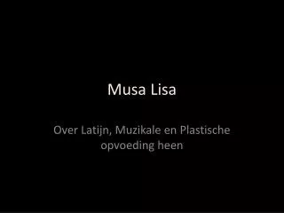 musa lisa