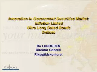 Innovation in Government Securities Market: Inflation Linked Ultra Long Dated Bonds Indices