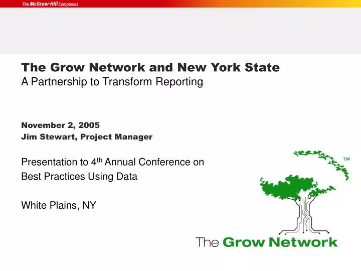 the grow network and new york state a partnership to transform reporting