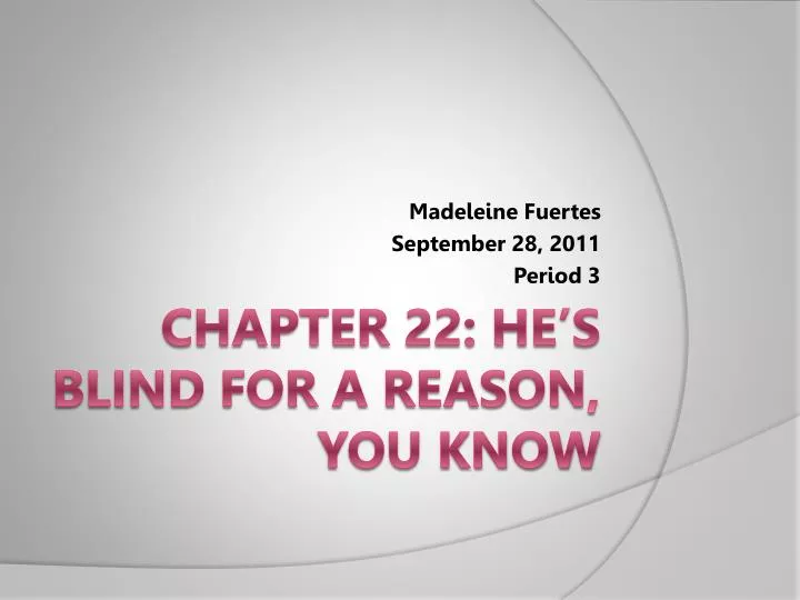 madeleine fuertes september 28 2011 period 3