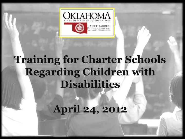 training for charter schools regarding children with disabilities april 24 2012